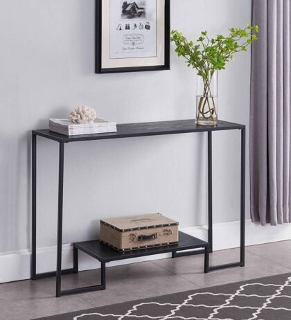 Gwen Console Table in Black Color