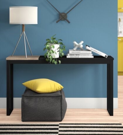Kessie Console Table in Black Colour