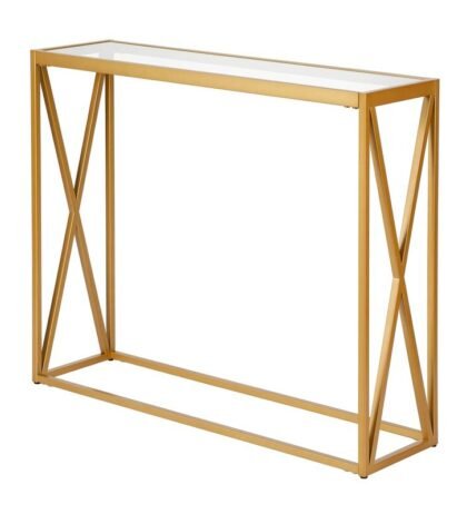 Greer Console Table in Golden Colour