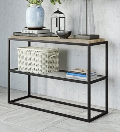 Bell Console Table in Black Colour