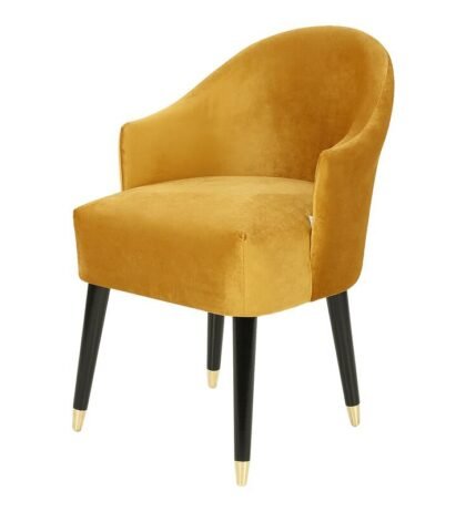 Darry Lounge Chair in Golden Color