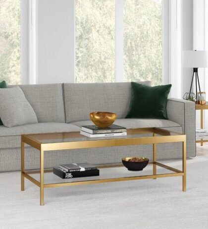 Laverene Center Table in Golden Colour