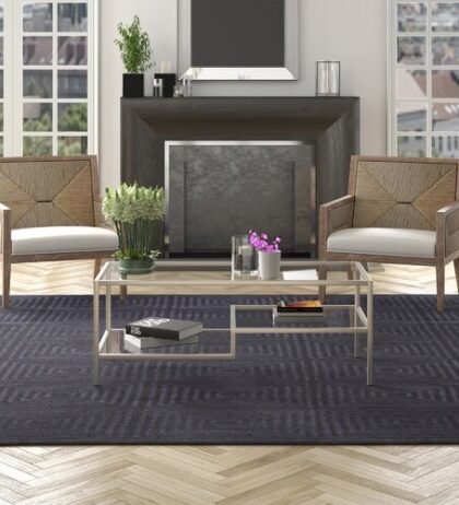 BOB Center Table in Silver Color