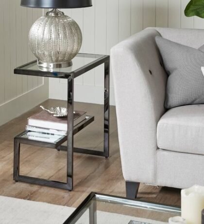 Healy Side Table in Black Colour