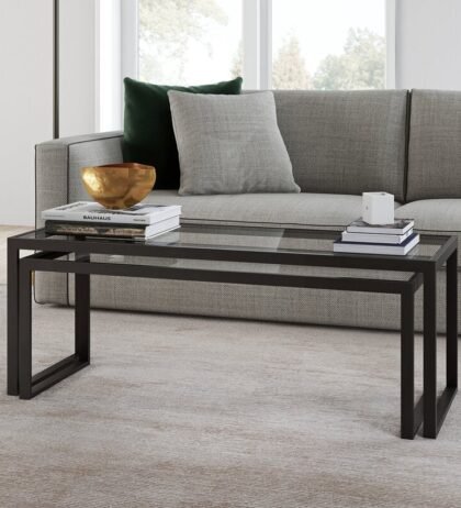 Linda Center Table in Black Colour