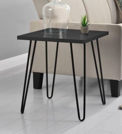 Fern Side Table in Black Colour