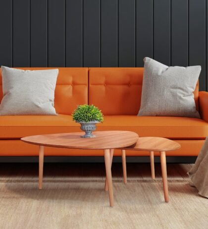 Mack Wooden Coffee Tables (Set of Two)