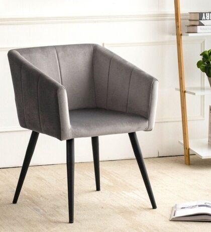 Gail Lounge Chair in Grey Color, Sofa Chair