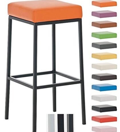Merc Barstool in Orange Color