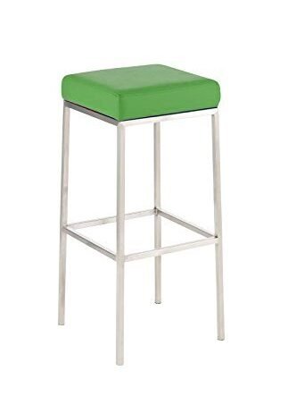 Mini Barstool in Green Color - Stainless Steel