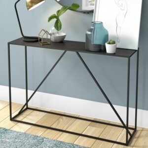 Colmen Console Table in Black Colour