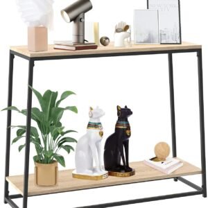 Lasance Console Table in Black and Brown Colour.
