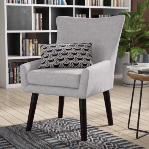 Cliff Lounge Chair in Bright Grey Color