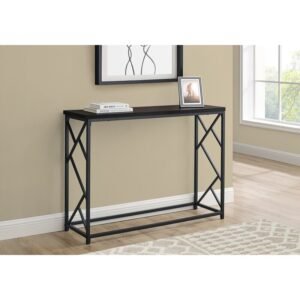 Correa Console Table Side in Black Colour