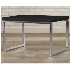 Alix Center Table in Black Color - Stainless Steel