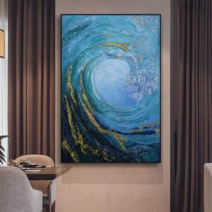 Serene Waves MODERN ART