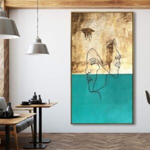 Conscience MODERN ART | 19 ? 35 inches.