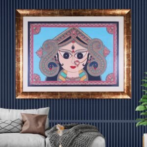 MAA DURGA MADHUBANI Painting | 39*29 Inch