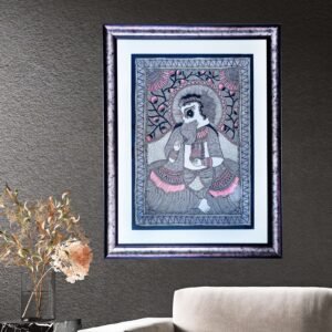 Ganesha. VIGHNAHARTA MADHUBANI Painting