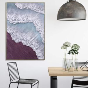 Mesmerising Unison Of Waves & Earth MODERN ART