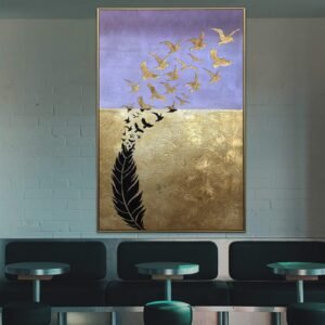 Charismatic Art Presnting Flight Of Birds MODERN ART
