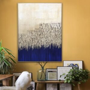 Ivory & Neptune Blue Canopy MODERN ART