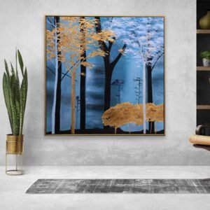 Luminescent Night MODERN ART | 31*31 inches.