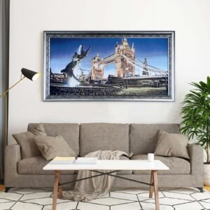 Iconic London Bridge -Tapestry Painting | 42x23 inch