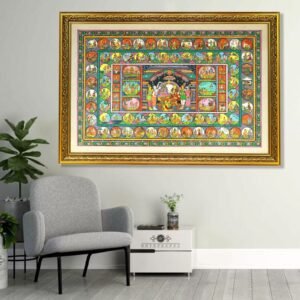 DIVINE RAMDARBAR PATTACHITRA PAINTING